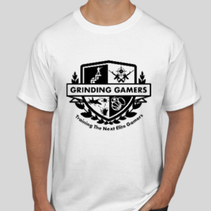 White T-Shirt with Black Logo