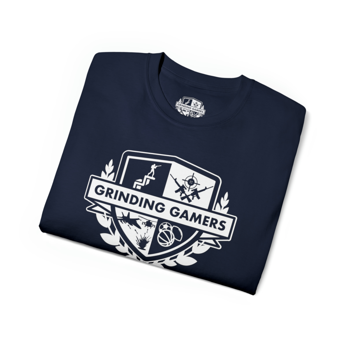 Grinding Gamers Navy Blue White Logo - Image 3