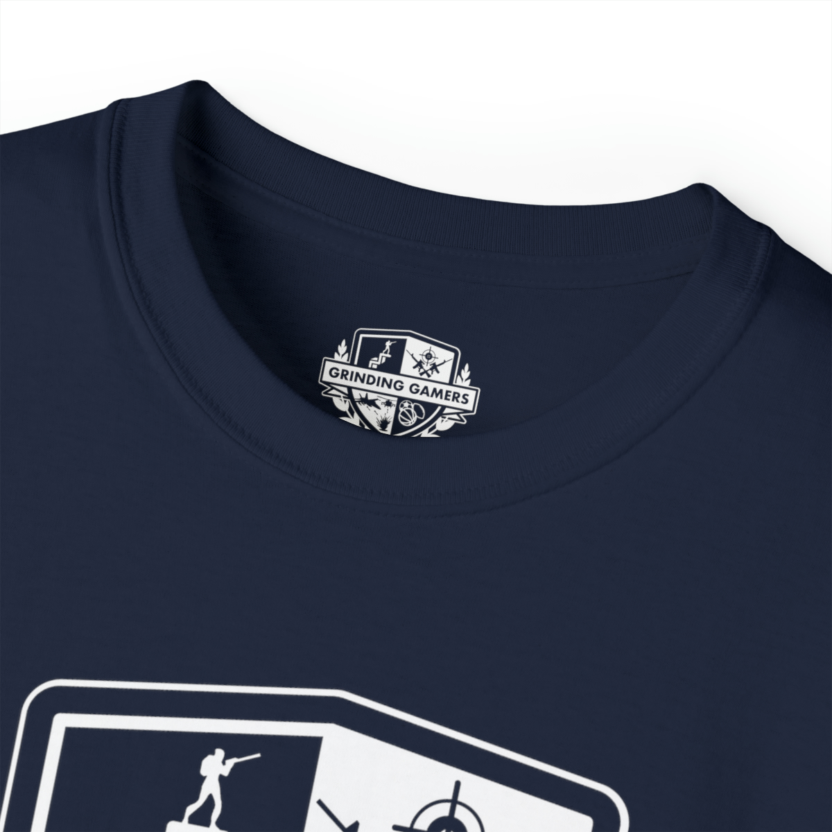 Grinding Gamers Navy Blue White Logo - Image 4